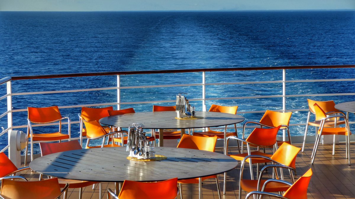 cruise ship open deck
